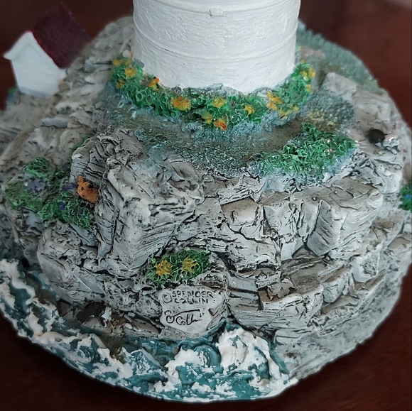 Lighthouse Music Box Plays Ebb Tide Ocean Nautical Decor - Picture 5 of 8